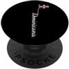 Patriotic Clothing with US Migrant Roots Bandiera Dominicana Firma Repubblica Dominicana Bandiera Polo PopSockets PopGrip Adesivo