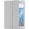 HUEZOE Custodia per iPad 10,2 Pollici, iPad 9/8/7 Generazione(Modello 2021/2020/2019 Modello), Custodia Protettivo Supporto Pieghevole con Pencil Holder, Cover con Auto Svegliati/Sonno, Grigio