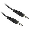 Ekon cavo jack 3.5mm, cavo AUX, 5 metri, maschio maschio, per stereo, casse, mixer, laptop, cuffie, mp3, iPod, smartphone, tablet