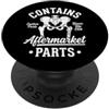 Fun Hip Replacement Surgery & Hip Surger Contiene parti aftermarket -Bionic Hip Funny Hip Sostituzione PopSockets PopGrip Adesivo