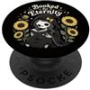 Bookish Bookworm Book Lover for Women Tristo Mietitore Lettura Libro Worm Femmina Scheletro PopSockets PopGrip Adesivo