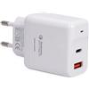 LEYF 2-Porte Caricatore USB e USB C 20W, QC Quick Charge 3.0, Adattatore Alimentazione,Caricabatterie, caricatore da viaggio,Compatibile con tutti i dispositivi iPhone e Android, T-32AC
