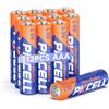PKCELL Batterie AAA, 12 batterie alcaline 1,5 V LR03 Design a prova di perdite, 10 anni, batterie usa e getta per tastiere, orologi, giocattoli, telecomandi, altri dispositivi quotidiani