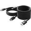 Mars Gaming MCA-100X2 Pack 2 Cavi USB-C Magnetici 100W PD 3.0 Nero