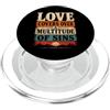 Bible Scripture Peter 4 8 Tees & Apparel Love Covers Sins Peter 4 8 Versi della Bibbia PopSockets PopGrip per MagSafe