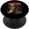 Vintage Horror Cat Comic Co. Vampurr morde di nuovo questa volta il suo gatto purrsonal Halloween PopSockets PopGrip Adesivo