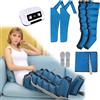 Generico Massaggiatore Compressione D'aria Per Gambali E Addome,Pressoterapia Linfodrenaggio Gambe Per Casa,Elettrico Pressoterapia Massagg Per Braccio Vita Gambe,6 Camere D'aria (Blue, 2 arms + 2 legs + wais)