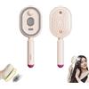 Generic Electric Steam Brush for Hair,Electric Spray Air Cushion Massage Comb for Reduce Frizz,Nourishes Hairs,Detangling Anti-Static pink