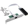 InLine Scheda Interfaccia M.2 B+M a 10 Gb/s RJ45 76660Y Adattatore Rete