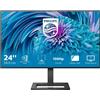 Philips Monitor E Line 23.8" Full HD Nero con Tecnologia Flicker-Free
