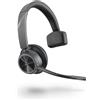 POLY Voyager 4300 UC Serie 4310 Per Microsoft Teams Cuffie Bluetooth Nero