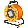 Goobay Cavo di rete con avvolgicavo Logilink Cat7A Plug RJ45 6A S/FTP LSZH 50m Arancione