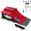 Hominas Fingerboard Skate Park Kit DIY Assembly Mini Finger Skateboard Ultimate Park Set Giocattolo per Bambini Dai 6 Anni in Su, Regalo di Compleanno