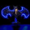 BrightAura Kit di illuminazione a LED per Lego 76330 Batman Logo - Alimentato USB Effetto Luminoso Brillante, Luci fai da te Senza Saldature Facile da installare (Modello Non Incluso)