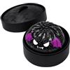 Generisch Halloween Dumpling Squishy con Vaporiera, Gigante Glitter Ravioli Squishy per Adulti, Giocattolo Antistress Morbida Pallina Antistress, Palla per ufficio, scuola e viaggi