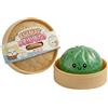 Generisch Glitter Dumpling Squishy, Gigante Squishy Ravioli per Adulti, Giocattolo Antistress Con Vaporiera, Morbida Pallina Antistress, Palla per ufficio, scuola e viaggi