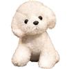 HOMEXYLYL Animale di pezza barboncino, peluche realistico for cane bianco regalo di cucciolo morbido e realistico for bambini ragazzi e ragazze regalo di compleanno(White,20cm/7.8in)