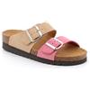 GRÜNLAND il benessere è naturale Grunland Ciabatta in Sughero Naturale Bicolor | Hola CB2249 Beige-Rosa 37