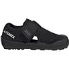 adidas Unisex - Bimbi 0-24 Terrex Captain Toey Infant Kids Sandal, Core Black/Core Black/Cloud White, 22 EU