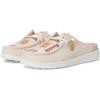 HEYDUDE Hey Dude Wendy Slip Cottage Crochet Mocassini Donna, Rosa pallido/multicolore, 37.5 EU