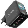 SBS Caricatore Gan 140W Con Display TFT A Colori