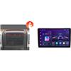OEM Carplay, lettore multimediale, sistema di navigazione, compatibile con Fiat Ducato / Peugeot Boxer / Citroen Jumper (X250) dal 2006 al 2014, ventola di raffreddamento integrata, navigazione GPS Android, modello V1 Pro (4GB-64GB) - A