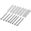 Wlauqueta 8 pezzi M2.5x32MM Pick-up per chitarra elettrica di Humbucker, regolazione 'altezza vite e molla, passo 0,4 mm,