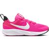 Nike Star Runner 4 Fierce Pink/White/Black da Bambina