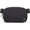 Pander Two Way Zipper Fanny Pack Nylon Everywhere Belt Bag for Women, Water Repellent Waist Packs, Crossbody Bags with Adjustable Strap (Black).