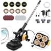XIIW Smerigliatrice Cemento 3800W con 4 Moduli e Disco Diamantato 4*100mm