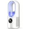 zolyet Condizionatore d'aria portatile, senza lama, silenzioso, a 6 velocità, mini ventilatore ricaricabile tramite USB, per umidificazione, raffreddamento, portatile, ventilatore da scrivania per casa