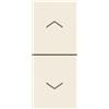 Vimar 30062.C LINEA Due pulsanti interbloccati 1P NO + 1P NO 10 A 250 V~, con frecce direzionali, canapa