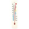 Obotsnoi Dispositivo di misurazione del clima interno montabile a parete con termometri analogici igrometro per il controllo della temperatura dell'ufficio domestico Indicatore di temperatura in PP bianco