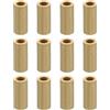 PATIKIL Distanziali in Ottone M6, 12pz Distanziali Metallici in Ottone 6mm ID x 10mm OD x 20mm L, Distanziali a Vite per Bulloni 1/4 Pollice o M6