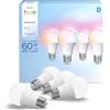 Philips Hue Essential A60, Lampadina smart E27, Confezione da 4