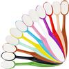 LWMLWM 12 Pezzi Pennello per Miscelazione Inchiostro Pennelli Ovali per Il Trucco Pennelli Colorati per Miscelare Inchiostri Crafting Ink Blending Brush Set per Lavori di Artigianato