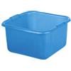 Mobil Plastic - Bacinella/Bagno quadro in plastica 30x30 - azzurro