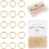 Beebeecraft 1 Scatola da 200 Pezzi di Anelli di Congiunzione 304 connettori di Anelli di Congiunzione Chiusi in Acciaio Inossidabile Anello Rotondo da 6mm Piccolo Anello per Gioielli per Realizzare