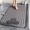 KQIEJUY Tappetino da Doccia Antiscivolo, Tappetino da Bagno con Ventose, Tappeto Antiscivolo da Doccia per Anziani, Tappetino per Piatto Doccia Rettangolare Antiscivolo, Tappeto Bagno 70 x 40 cm