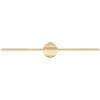YQYphyllite Luce specchio bagno Oro/Nero Lampada Specchio Bagno Luce per Specchio Bagno LED Moderna Illuminazione da Parete (Rotondo d'oro, 60 centimetri)