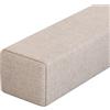 Odaima Riempitivo per Materassi 90/120/150/160/180cm, Letto Gap Filler Cuscino, Connettore per Letto Doppio/Materasso, per Riempire Lo Spazio tra la Testiera e Il Materasso(Beige,90x5x15cm)