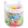 Astralong Organizzatore Giocattoli da Bagno in Rete con 2 Ganci, Borsa Portaoggetti Appendibile per Vasca e Doccia, Contenitore Grande Asciugatura Rapida per Giochi Bambini Bagnetto