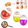 YYUEZHI 3 Pezzi Egg Timer Da Cucina, Indicatore Per Cottura Uova, Timer Per Uova Sode Cambia Colore, in Resina, Riutilizzabile, per Casa, Scuola, Ristorante (Morbido/Medio/Duro)