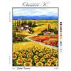Oscarre K. gobelins Kit Mezzo Punto Croce Completo cm 50x60 (ricamo finito cm 38,5x49) Estate toscana
