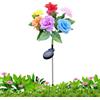 Djowyh Per Giardino,Illuminazione Ambientale Impermeabile a Forma di Rosa | Lampade Rosa a Energia Solare per Esterni,per Portico Recinzione Prato Regalo Mamma Nonna Donna