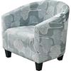 uyeoco Copripoltrona Coprisedili Poltroncina Club Copripoltrona 1 Posto Fodera per Poltrona Chesterfield 1 Posto Cocktail Sedia Coprisedie per Bar Tullsta Verde (Color : #25)
