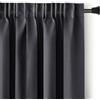 RESTILO - Tenda Blackout 140 x 270 cm, colore: grafite, 1 pezzo, con occhielli, decorazione per finestre