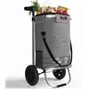 Juskys Carrello Portaspesa 3in1 con 2 Ruote per la Spesa - Sacco da 56 L Rimovibile - Carrello Pieghevole e Moderno - Grigio