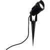LEDKIA LIGHTING LEDKIA Faretto da Esterno LED 6W con Picchetto Palm EasyFit 12V Nero
