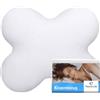 Third of Life Federa per cuscini a farfalla come ACAMAR, federa con cerniera in doppio Jersey di cotone, non necessita di stiratura e può essere asciugata in asciugatrice, confezione singola, colore bianco